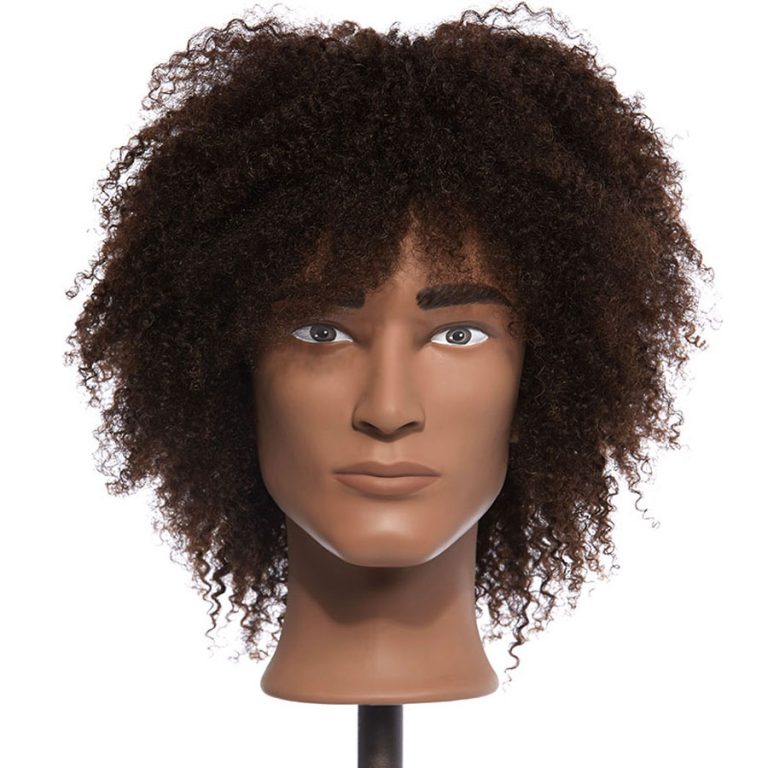 Cameron – 100% Human Textured Hair Mannequin