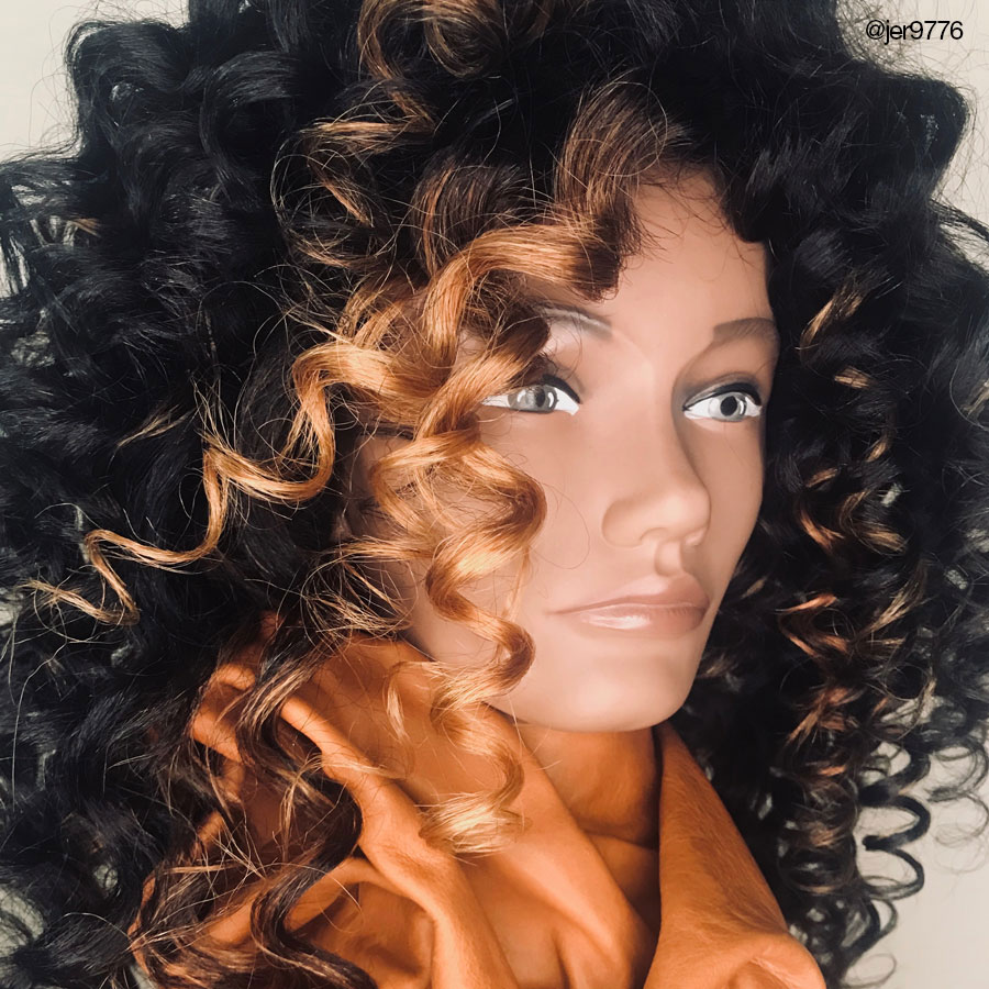 Pivot Point Michelle mannequin, textured hair