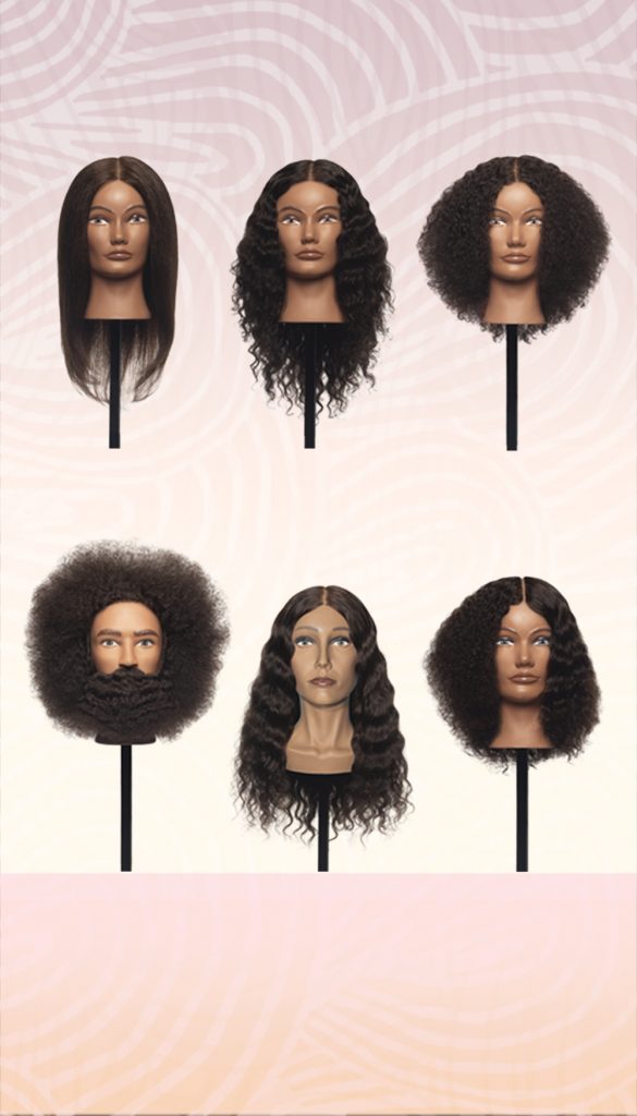 Pivot Point Textured Hair Mannequins